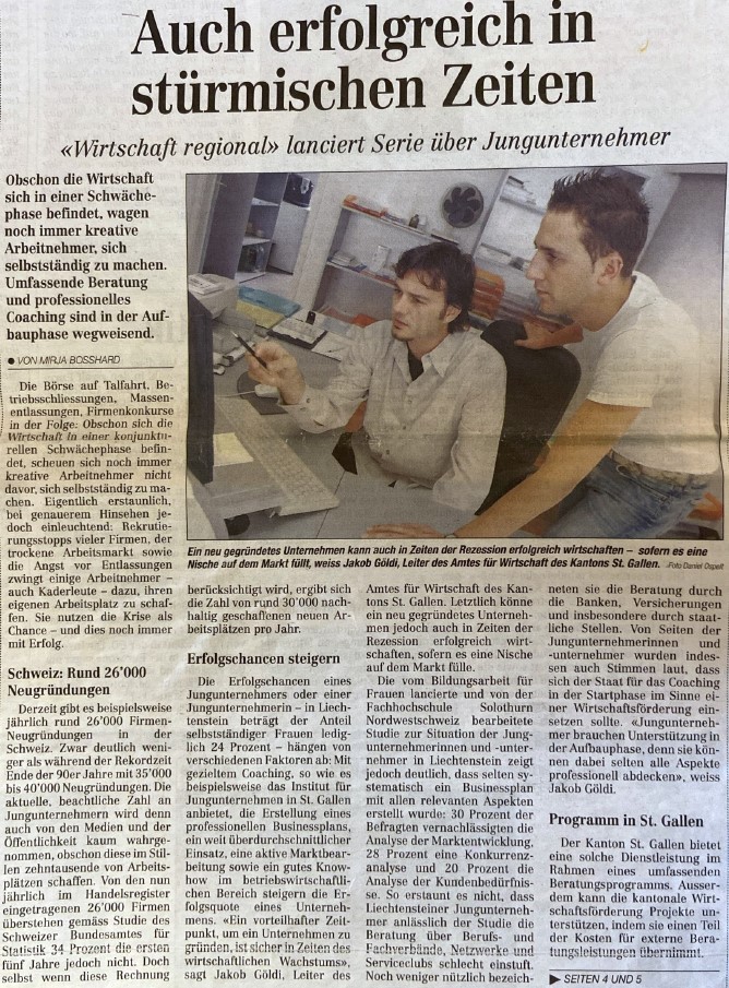 Zeitungsbericht 08.2002